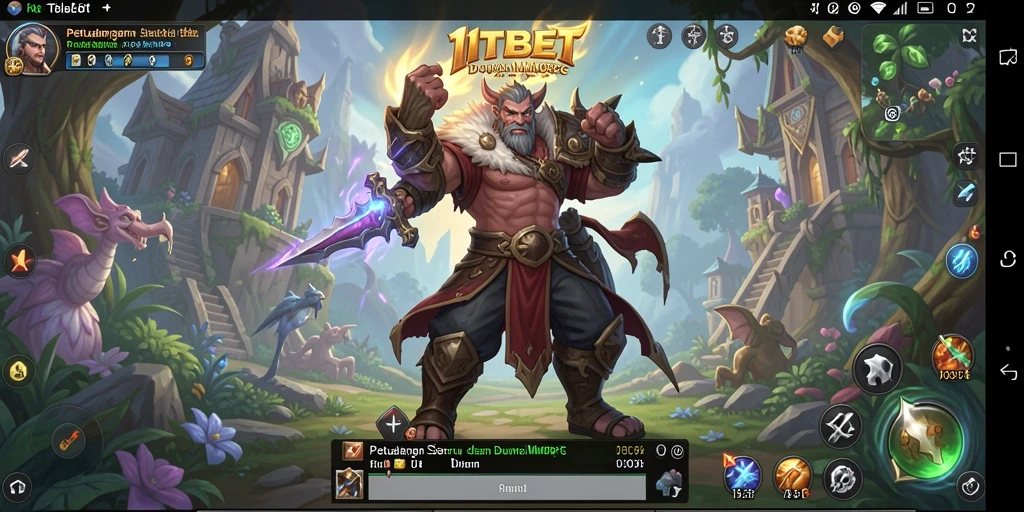 Tangkapan layar <strong>11TBET</strong> menampilkan aksi seru dalam pertempuran MMORPG.