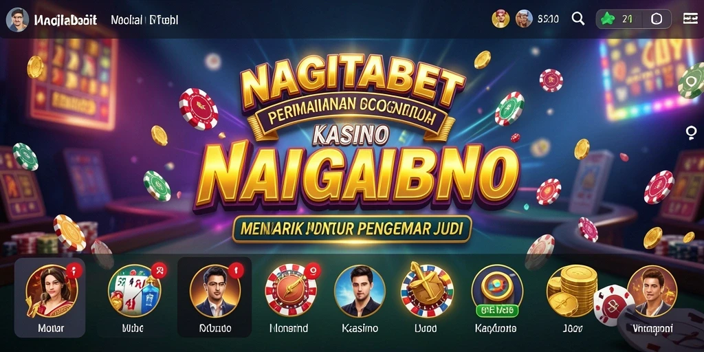 Tampilan utama gameplay NAGITABET yang penuh aksi dan keseruan.