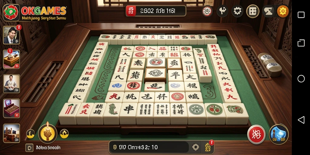 Gameplay seru Mahjong dengan desain menawan dan interaktif.