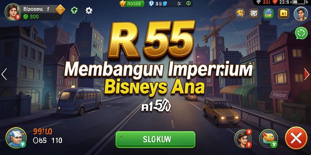 Tangkapan layar dari gameplay RK55 yang penuh aksi.